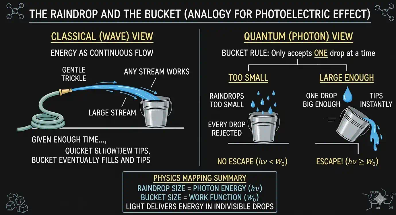 Raindrop and the bucket