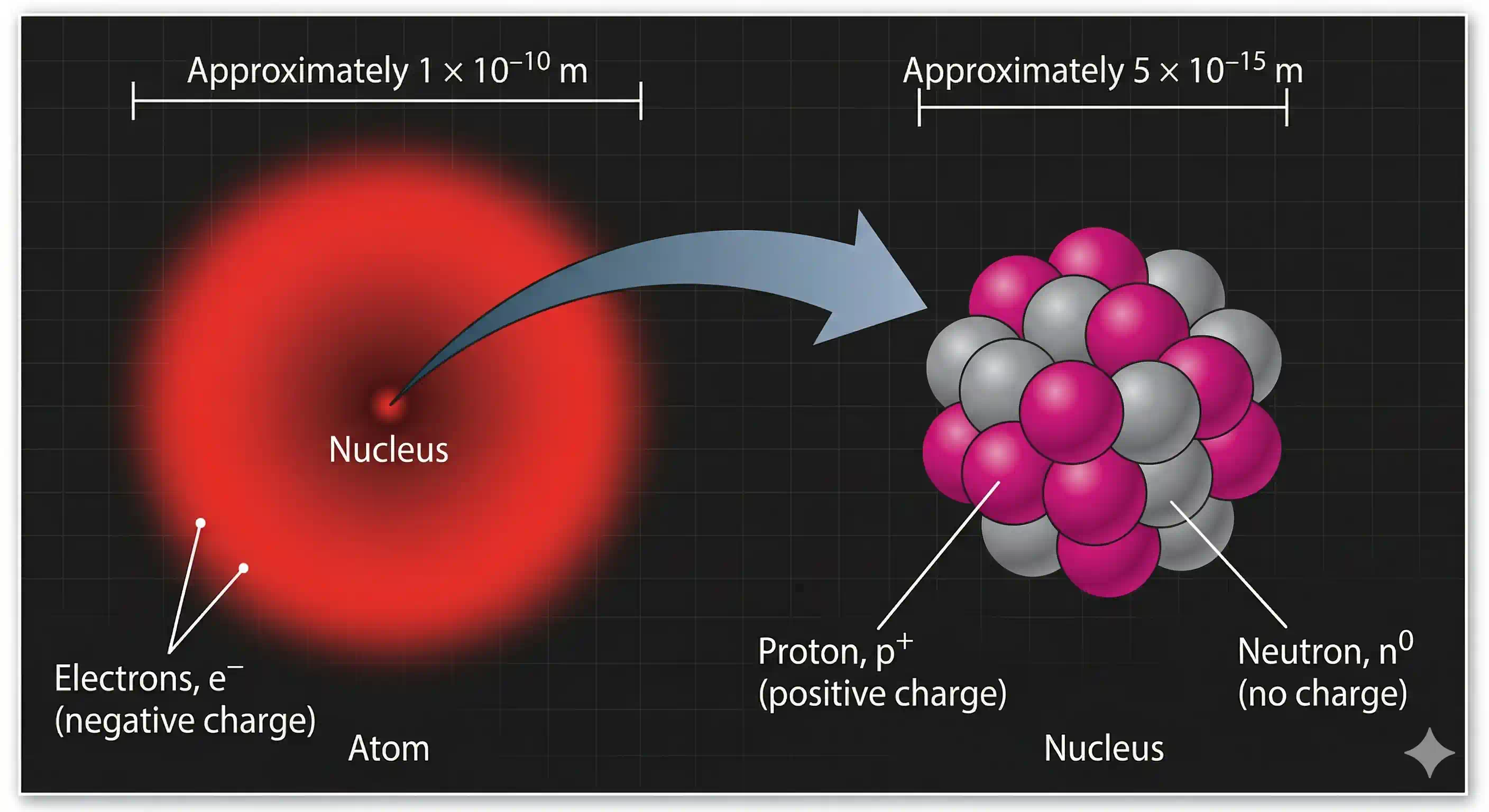 How small is the nucleus