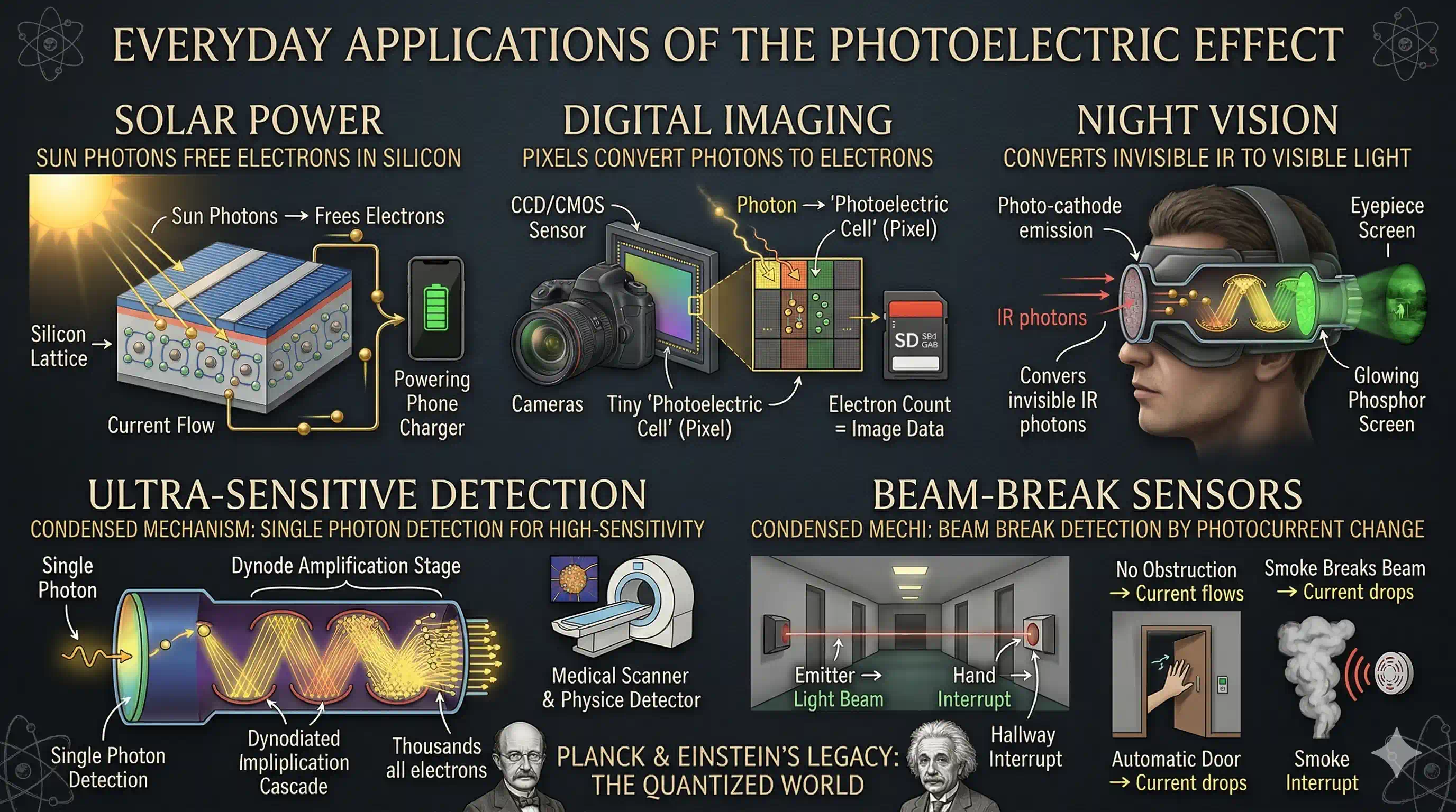 Applications of Photoelectric Effect